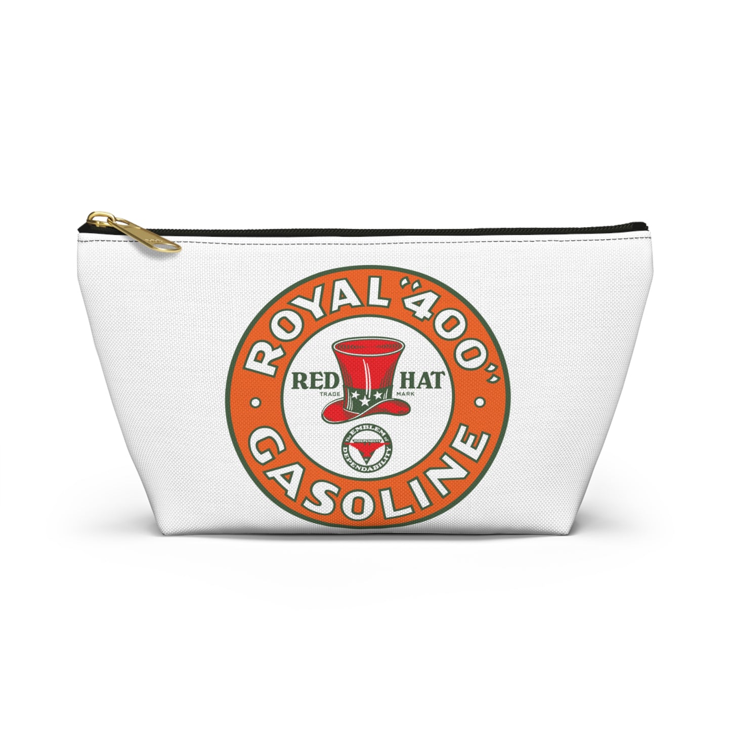 Red Hat Royal 400 Gasoline Accessory Pouch — Vintage Rare Petroliana Gift | The Faded Label Co.