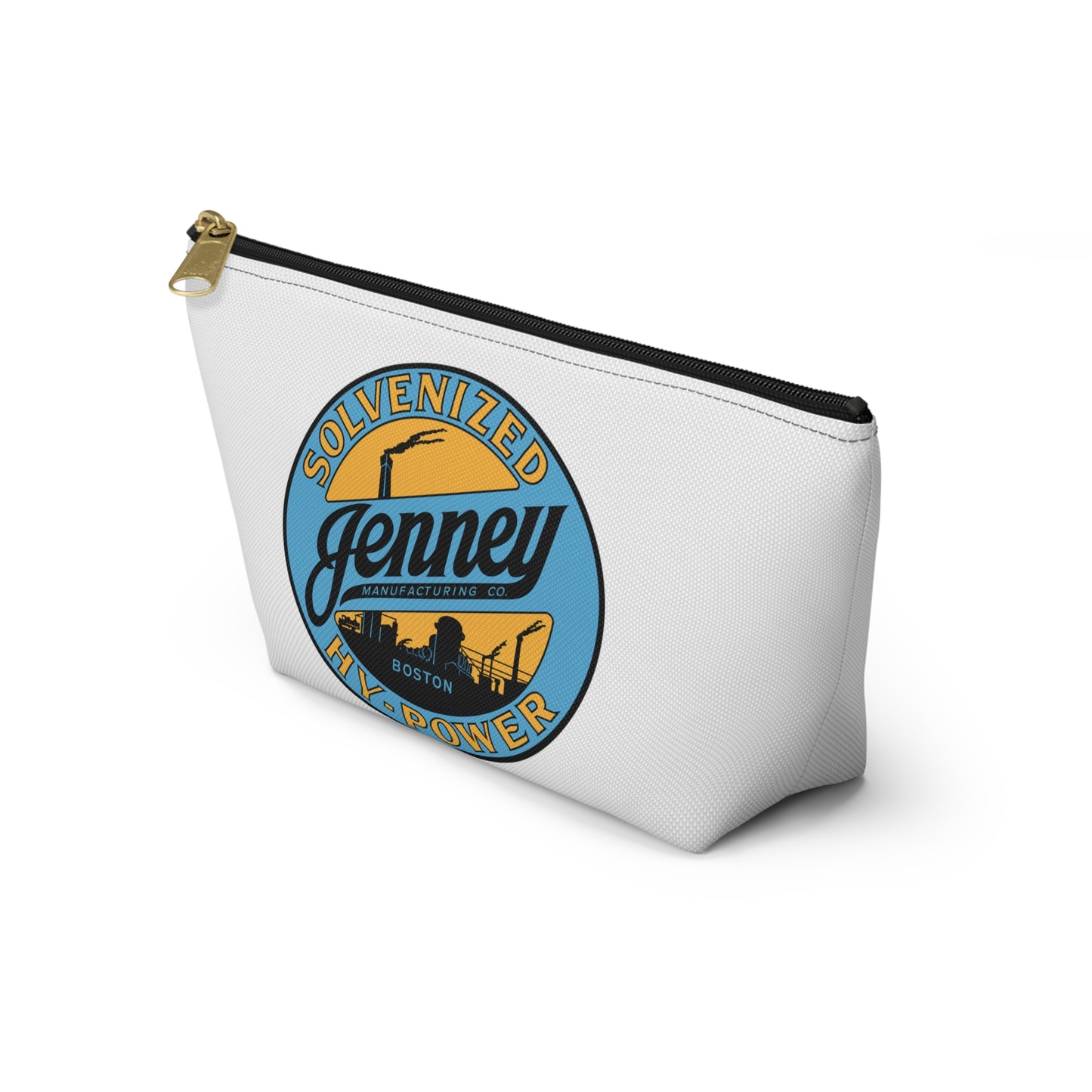 Jenney Gasoline Accessory Pouch — Vintage New England Petroliana Gift | The Faded Label Co.