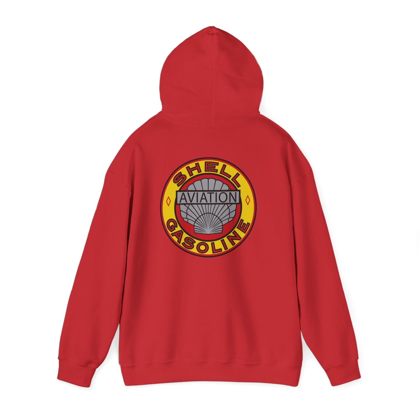 Aviation Shell Gasoline Vintage Logo Hoodie