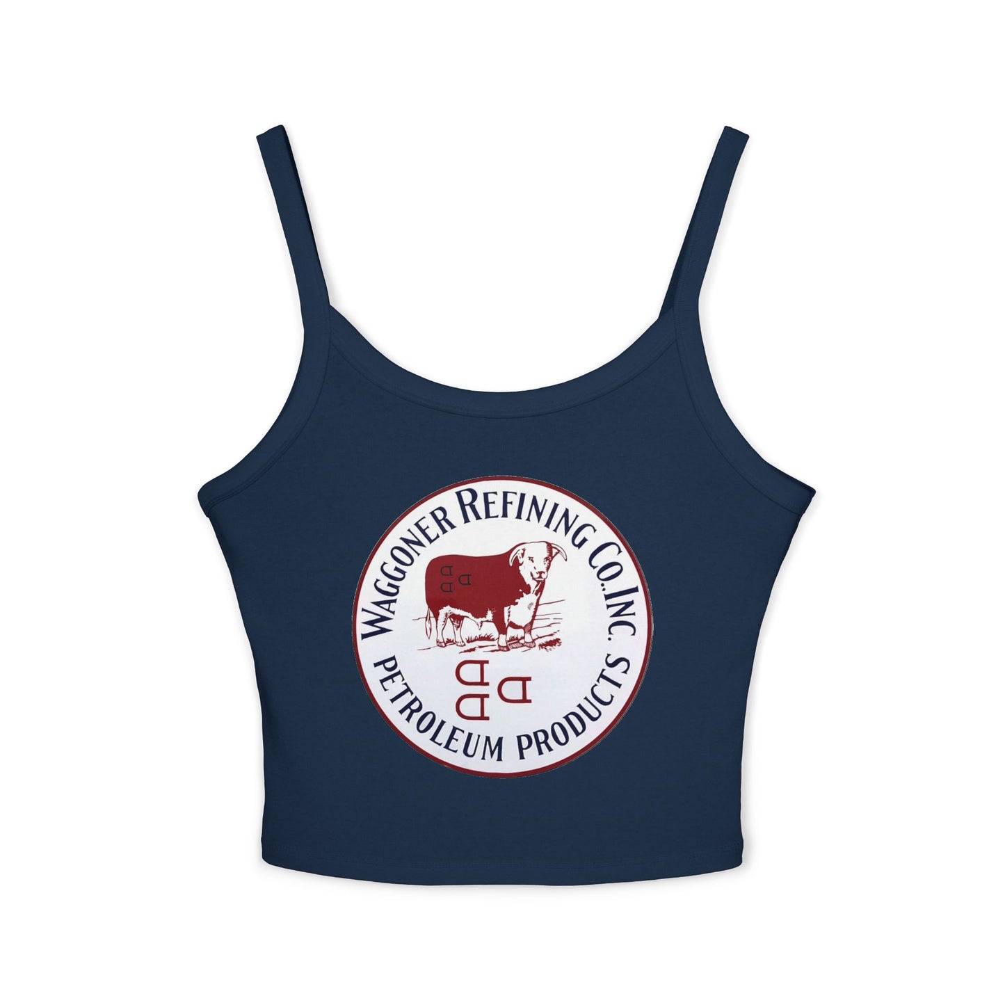 Waggoner Refining Co. Crop Tank — Vintage Texas Petroliana Gift | The Faded Label Co.