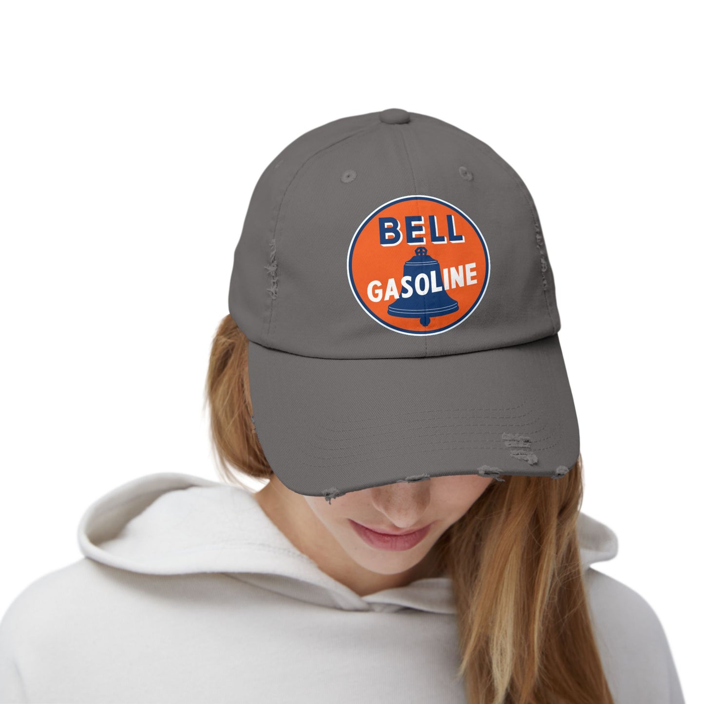 Bell Gasoline Distressed Cap — Vintage Route 66 Petroliana Hat | The Faded Label Co.
