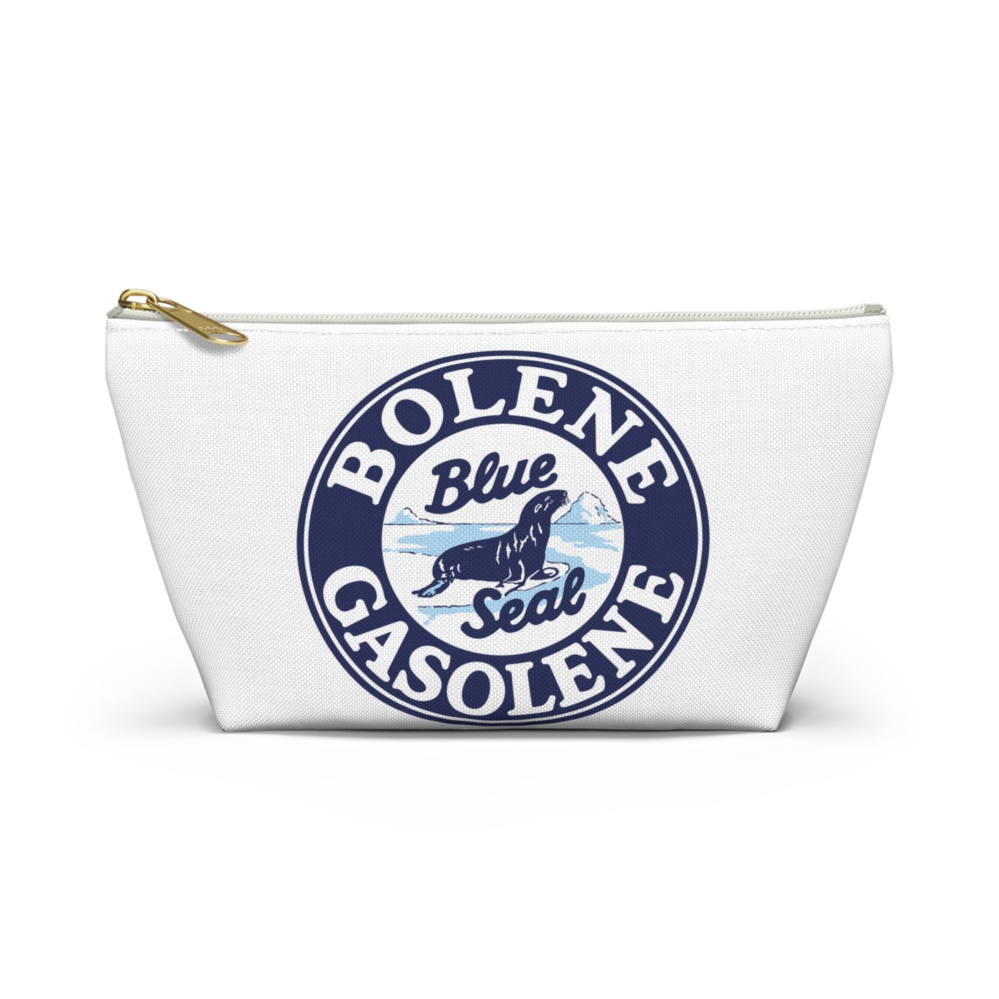 Bolene Blue Seal Gasolene Accessory Pouch — Vintage Petroliana Gift | The Faded Label Co.