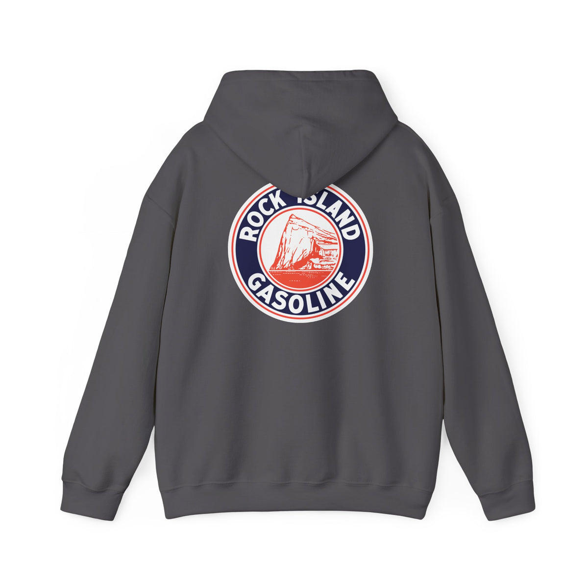Rock Island Gasoline Hoodie — Vintage Petroliana | The Faded Label Co.