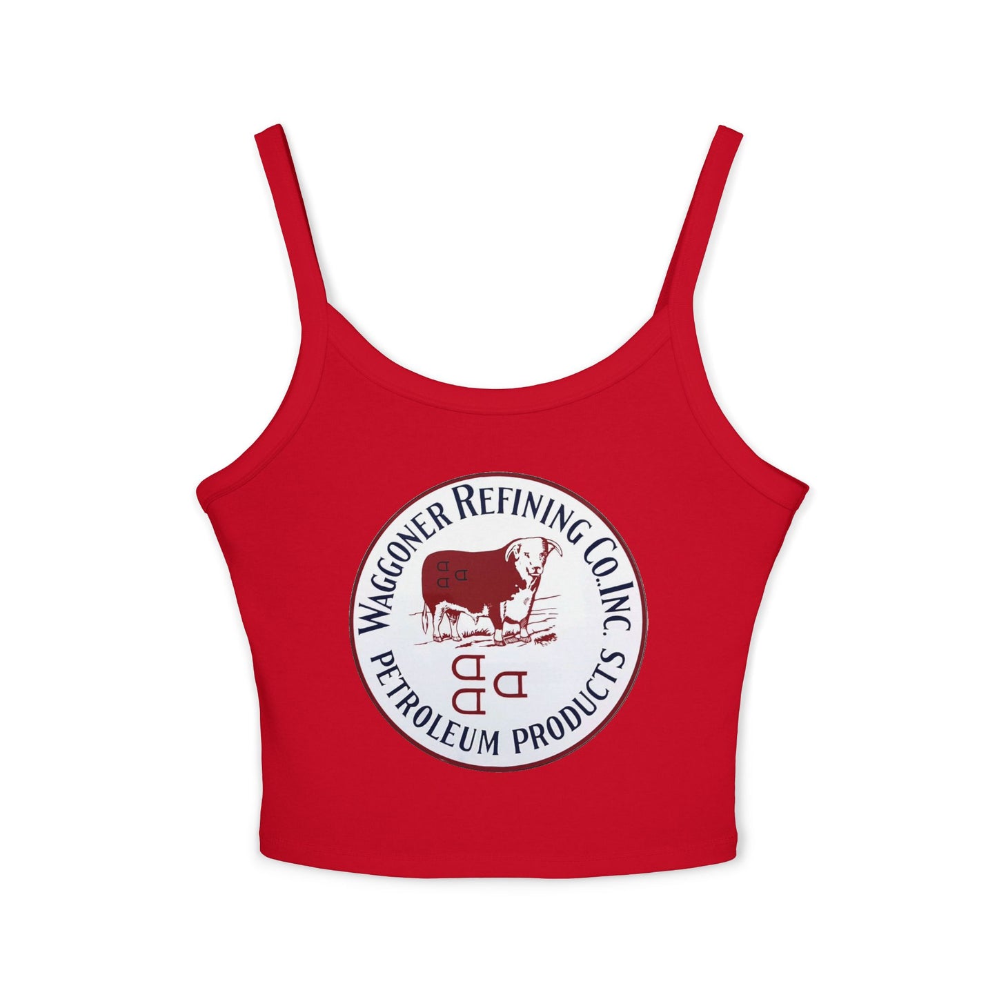 Waggoner Refining Co. Crop Tank — Vintage Texas Petroliana Gift | The Faded Label Co.