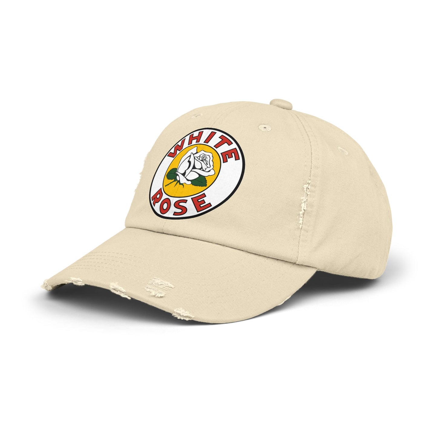 White Rose gasoline  Vintage Distressed Cap