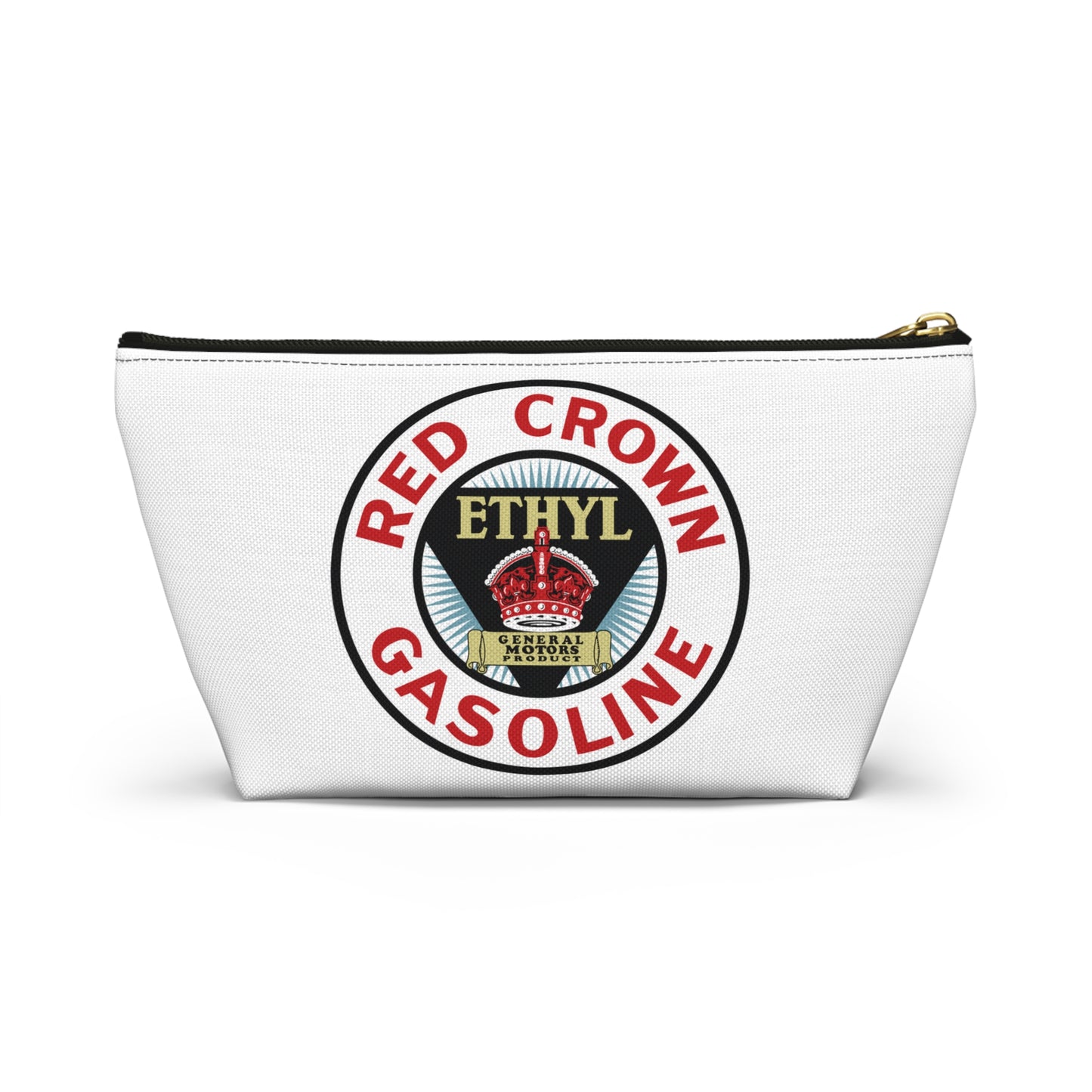 Red Crown Ethyl Accessory Pouch — Vintage Standard Oil Petroliana Gift | The Faded Label Co.