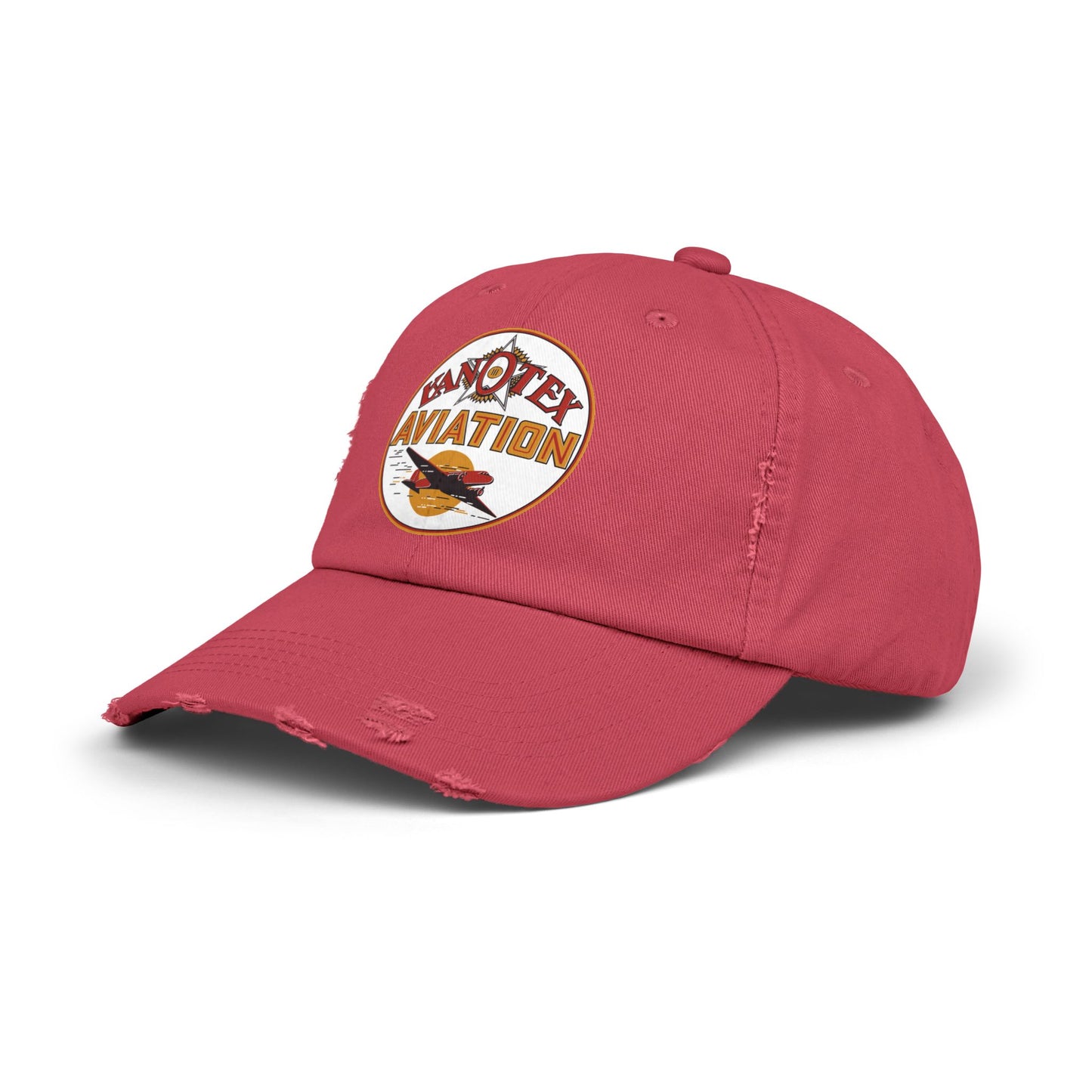 Kanotex Aviation Distressed Hat — Vintage Petroliana Gift | The Faded Label Co.
