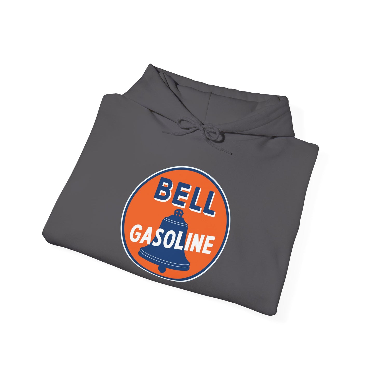 Bell Gasoline Logo Hoodie — Vintage Gas Station Graphic Sweatshirt