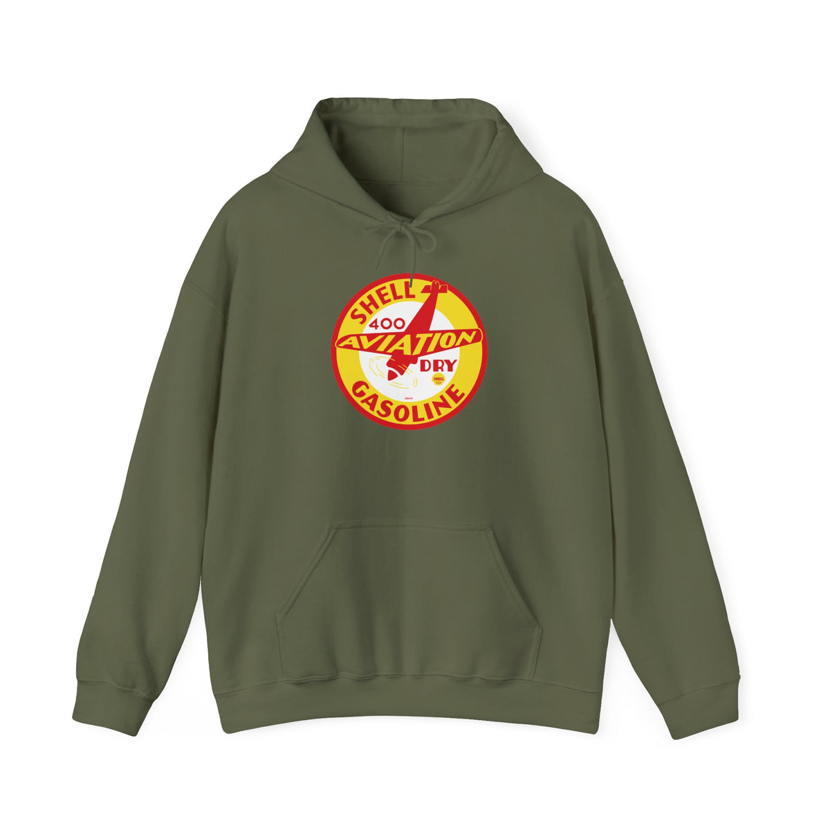 Shell Aviation 400 Hoodie — Vintage Airplane Petroliana | The Faded Label Co.