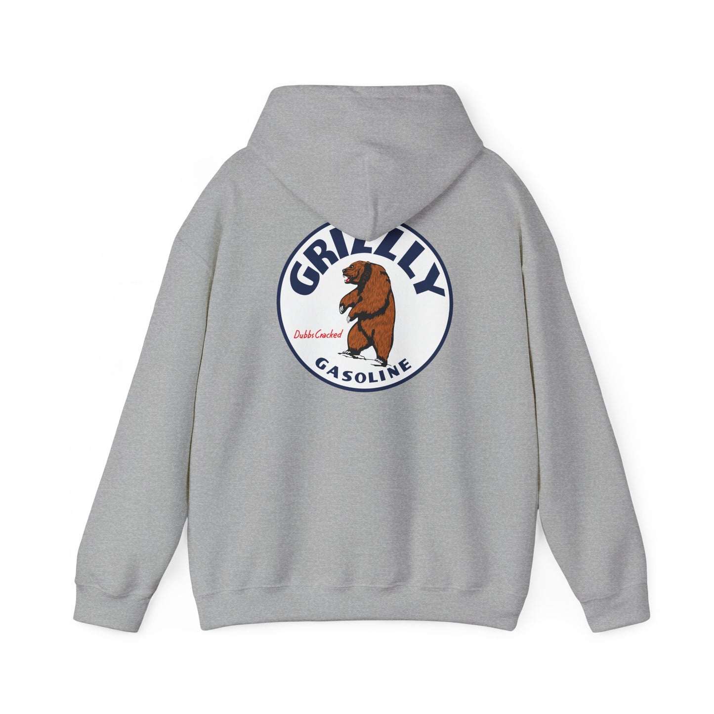 Grizzly Gasoline Logo Hoodie – Retro Bear Graphic Sweatshirt