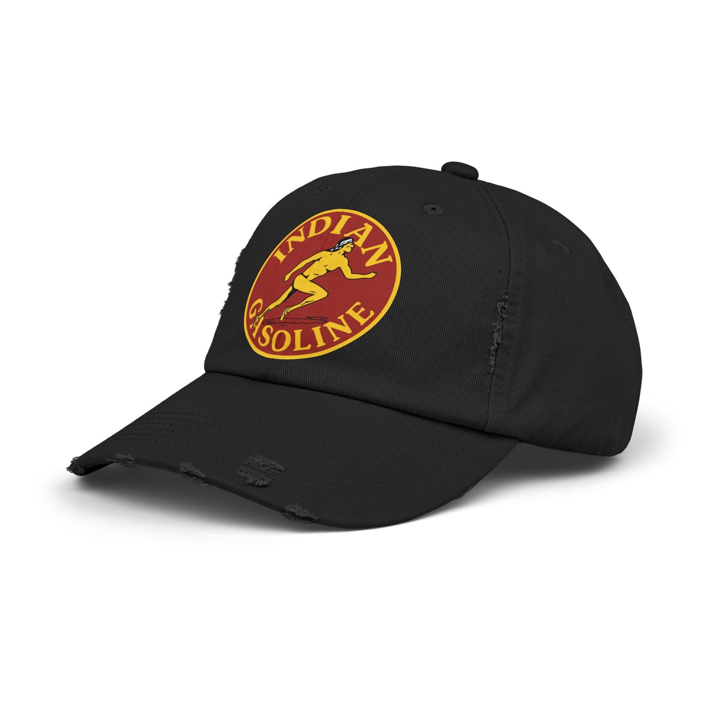 Indian Gasoline Distressed Cap — Vintage Petroliana Hat | The Faded Label Co.