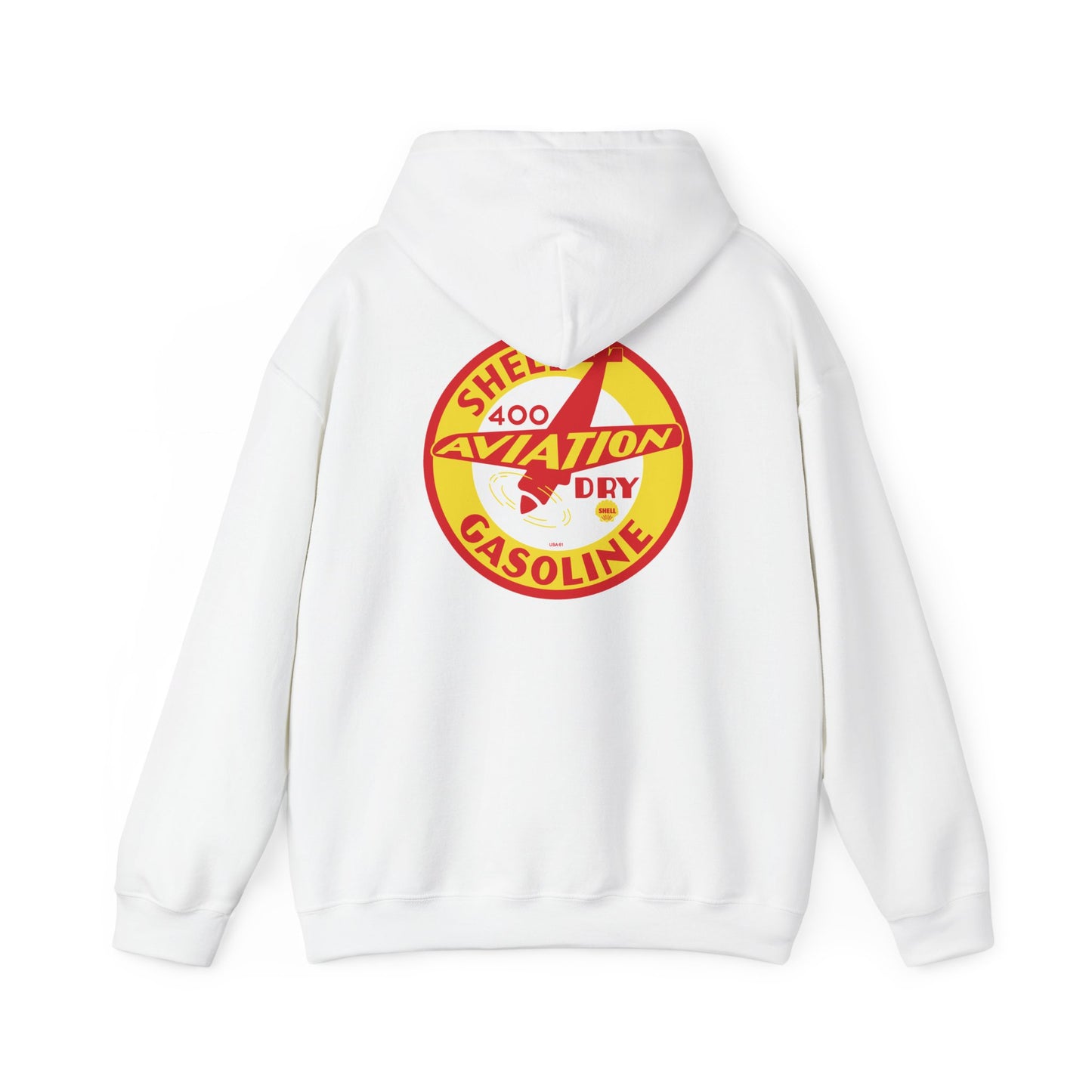 Shell 400 Aviation Gasoline Hoodie — Vintage  Logo Pullover