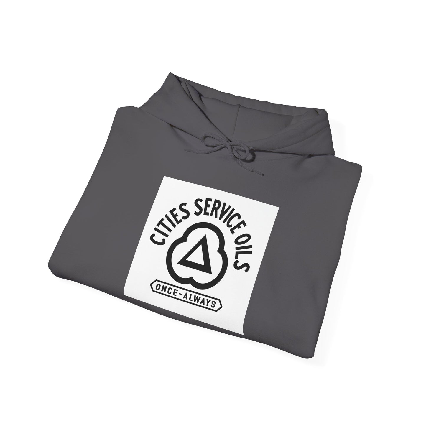 Cities Service Oils Logo Hoodie — 'Once & Always' Retro Gasoline Streetwear
