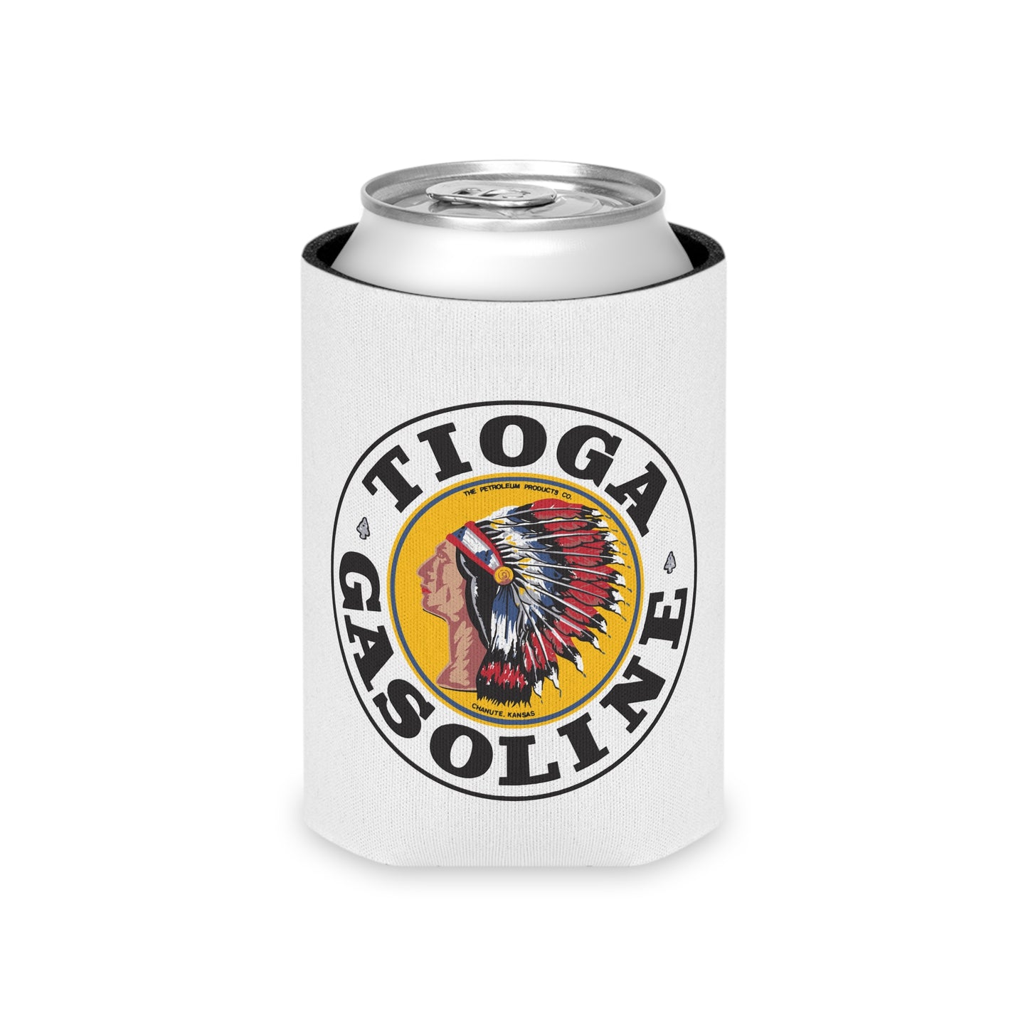 Tioga Gasoline can cooler lifestyle — vintage petroliana gift — The Faded Label Co.