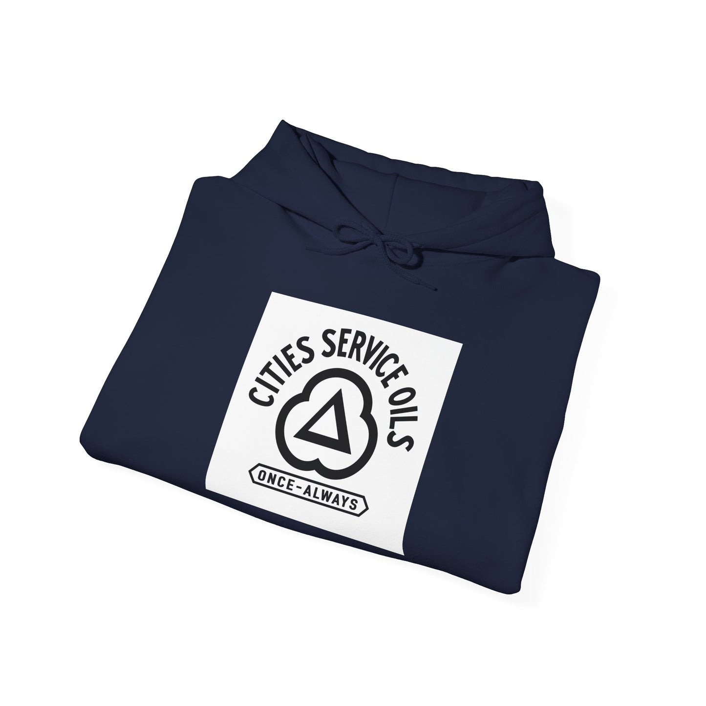 Cities Service Oils Logo Hoodie — 'Once & Always' Retro Gasoline Streetwear