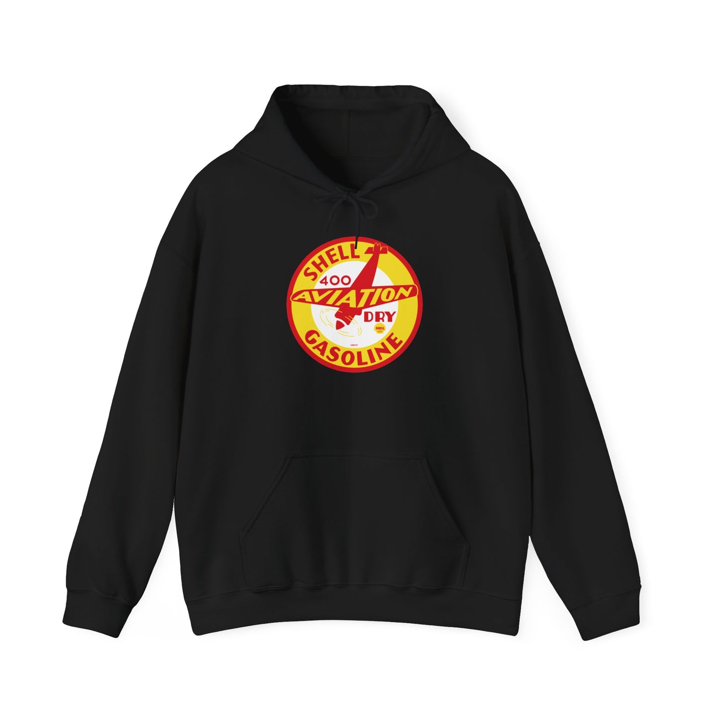 Shell 400 Aviation Gasoline Hoodie — Vintage  Logo Pullover