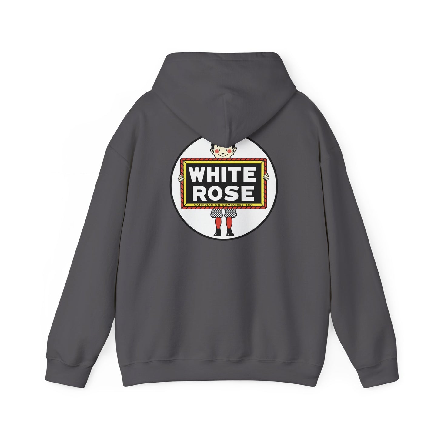 White Rose Logo Hoodie — Vintage Protest Graphic Sweatshirt little boy slate