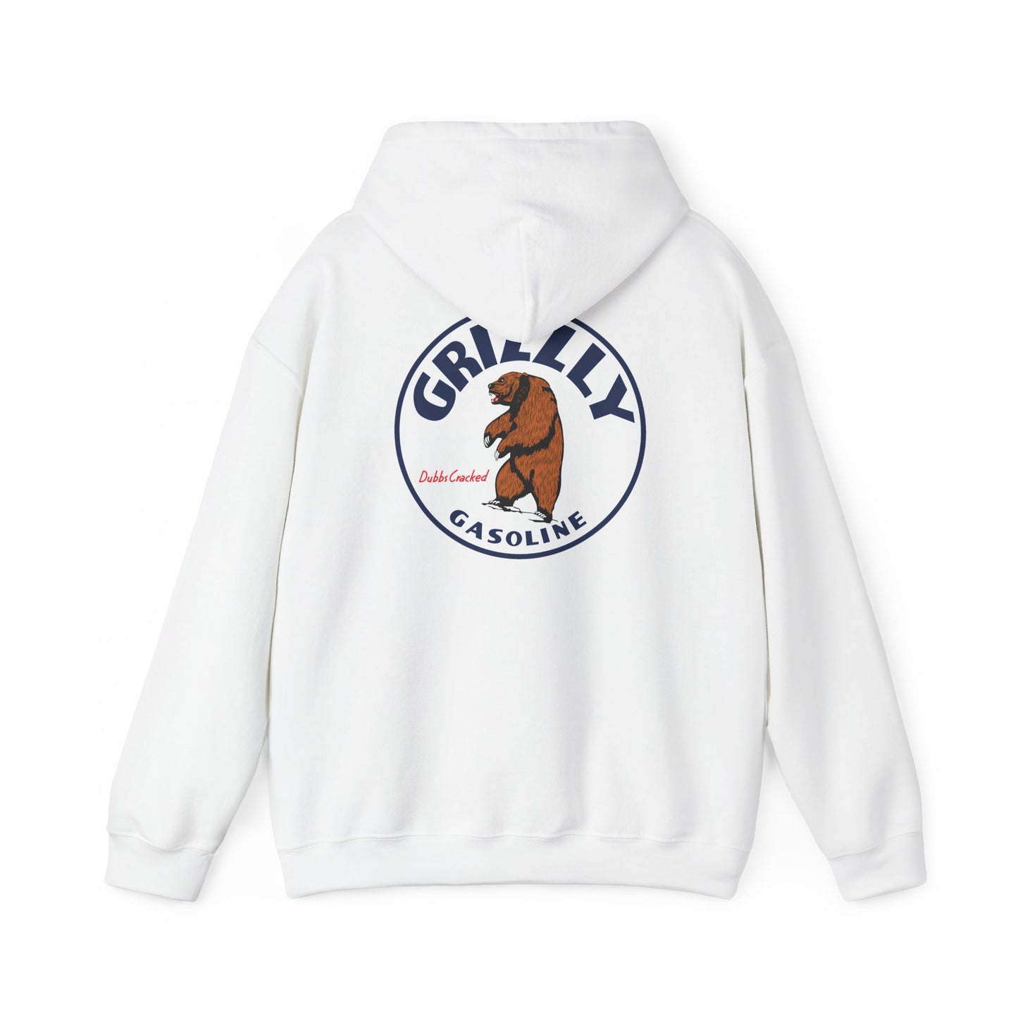 Grizzly Gasoline Logo Hoodie – Retro Bear Graphic Sweatshirt