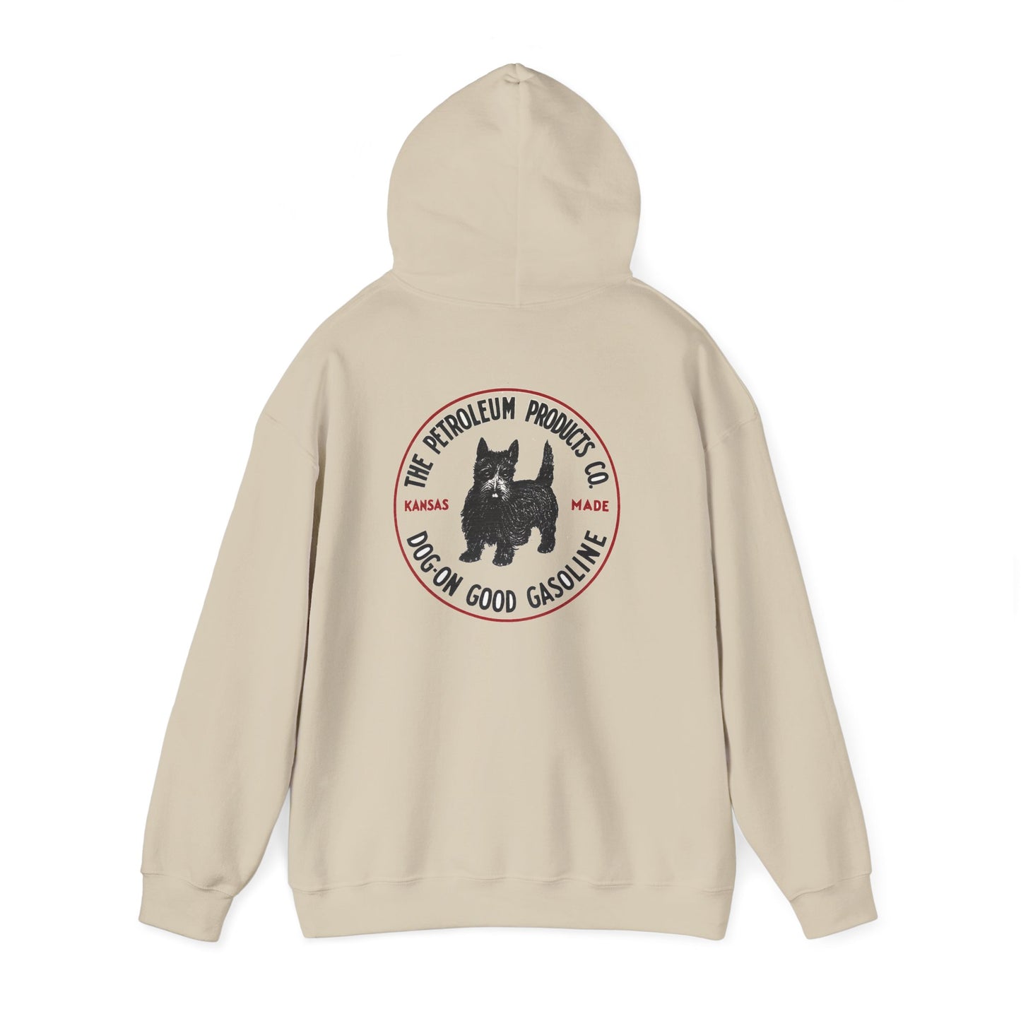 "Dog On Good GasolinScottie Dog Logo Hoodie — e" Vintage-Inspired Sweatshirt