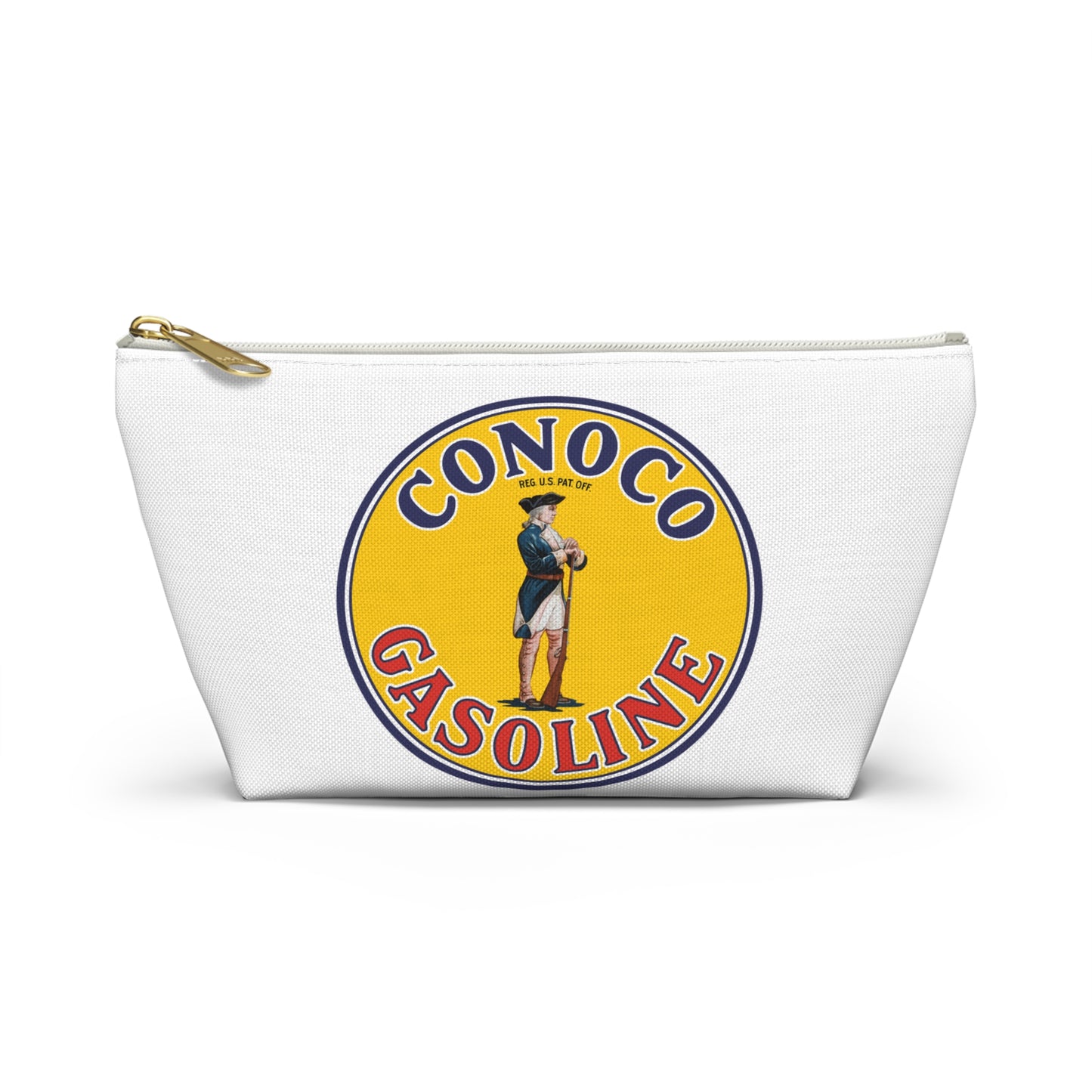 Conoco Minute Man Accessory Pouch — Vintage Petroliana Gift | The Faded Label Co.