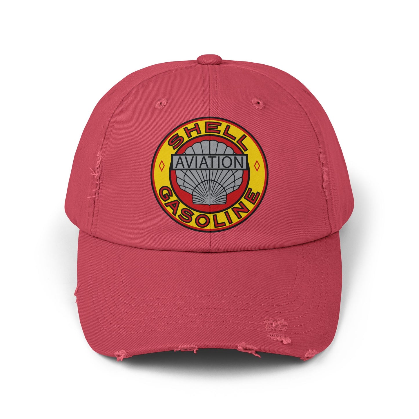 Shell Aviation Cap — Vintage Retro Fuel Logo Hat