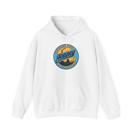 Jenney Hy-Power Hoodie — Vintage Boston Petroliana | The Faded Label Co.