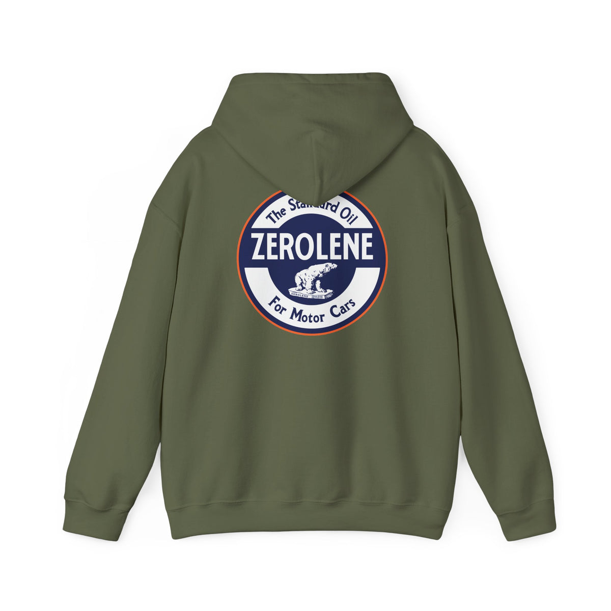 Zerolene Hoodie — Vintage Standard Oil Polar Bear | The Faded Label Co.