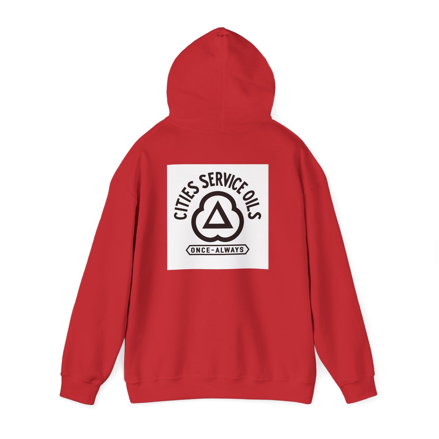 Cities Service Oils Logo Hoodie — 'Once & Always' Retro Gasoline Streetwear