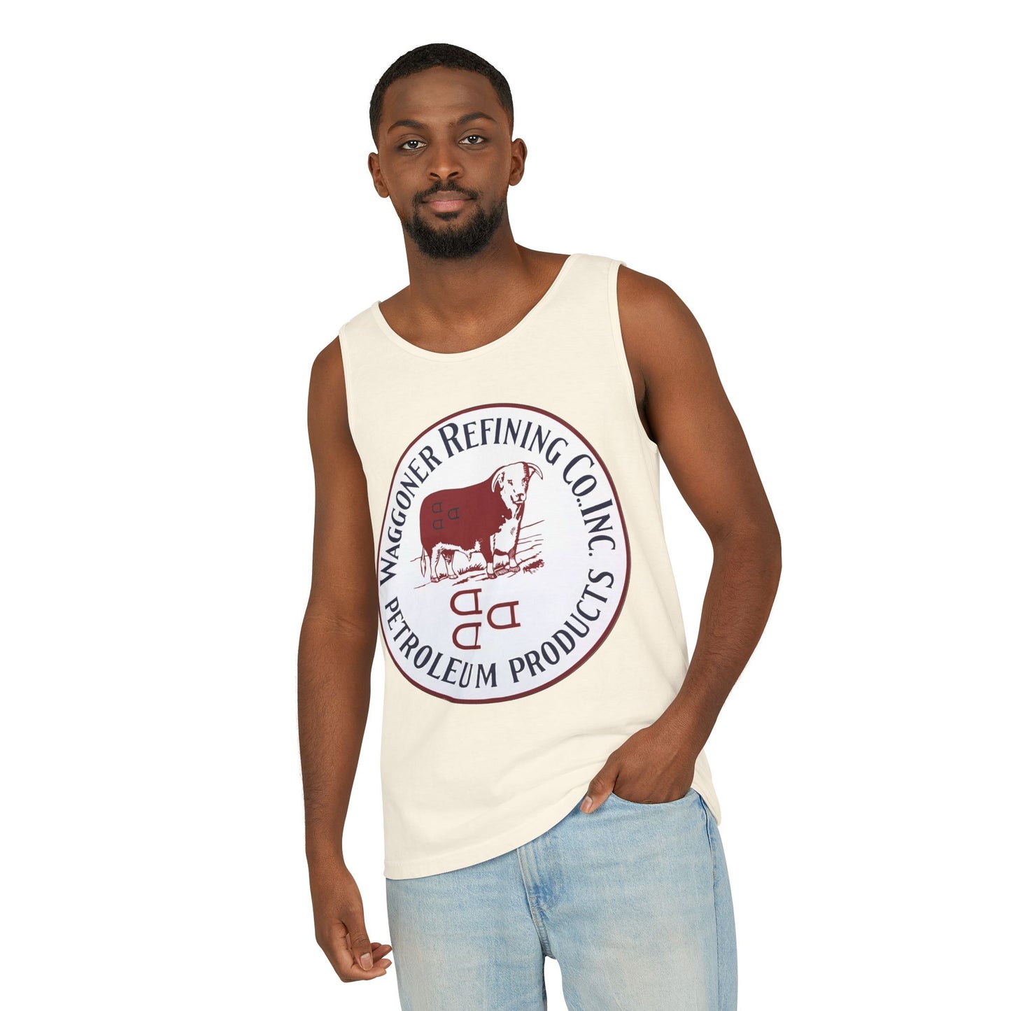Waggoner Refining Co. Unisex Tank Top — Vintage Texas Petroliana Gift | The Faded Label Co.
