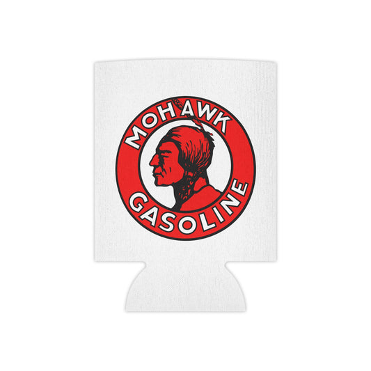 Mohawk Gasoline can cooler — vintage petroliana koozie — The Faded Label Co.