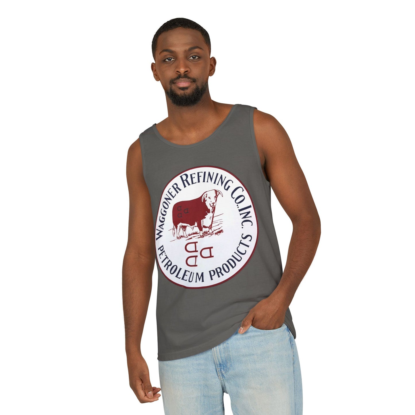 Waggoner Refining Co. Unisex Tank Top — Vintage Texas Petroliana Gift | The Faded Label Co.