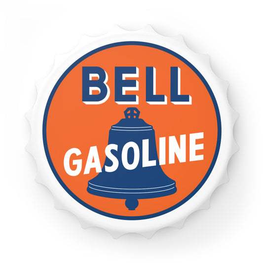 Bell Gasoline bottle opener — vintage petroliana gift — The Faded Label Co.