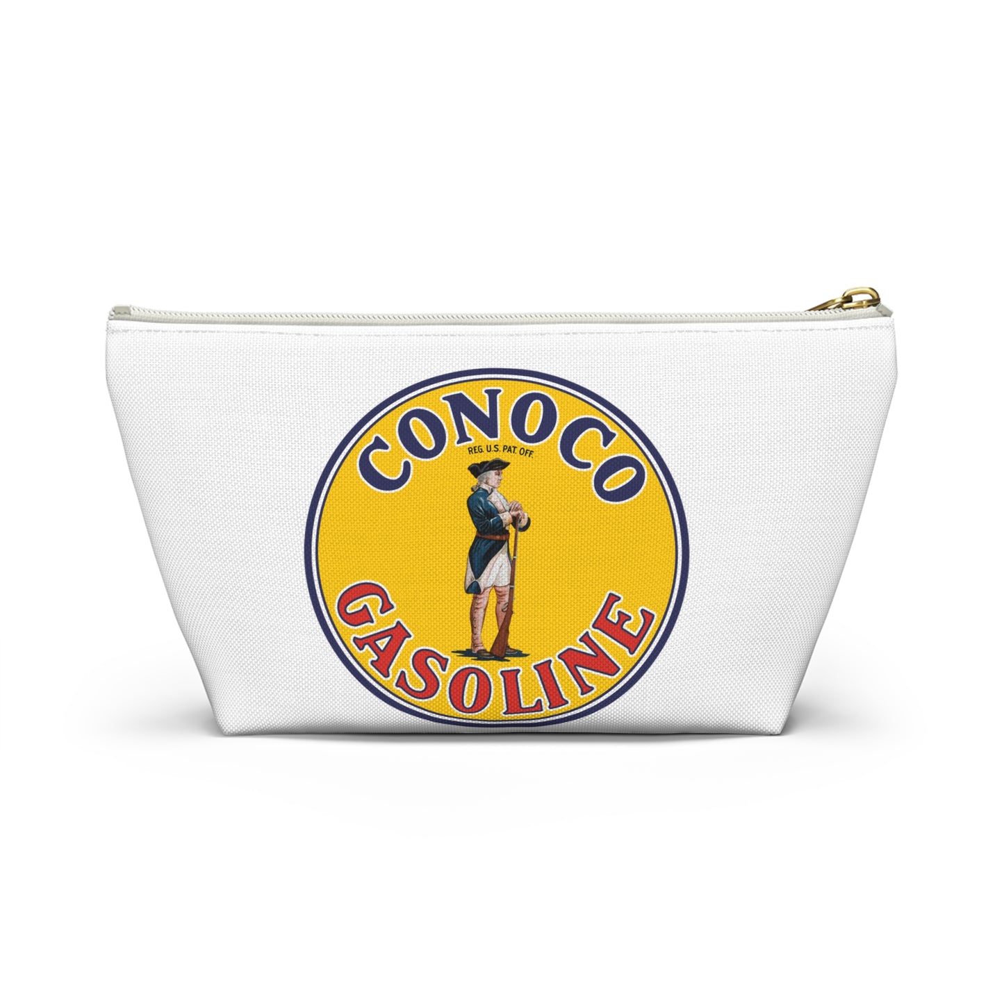 Conoco Minute Man Accessory Pouch — Vintage Petroliana Gift | The Faded Label Co.