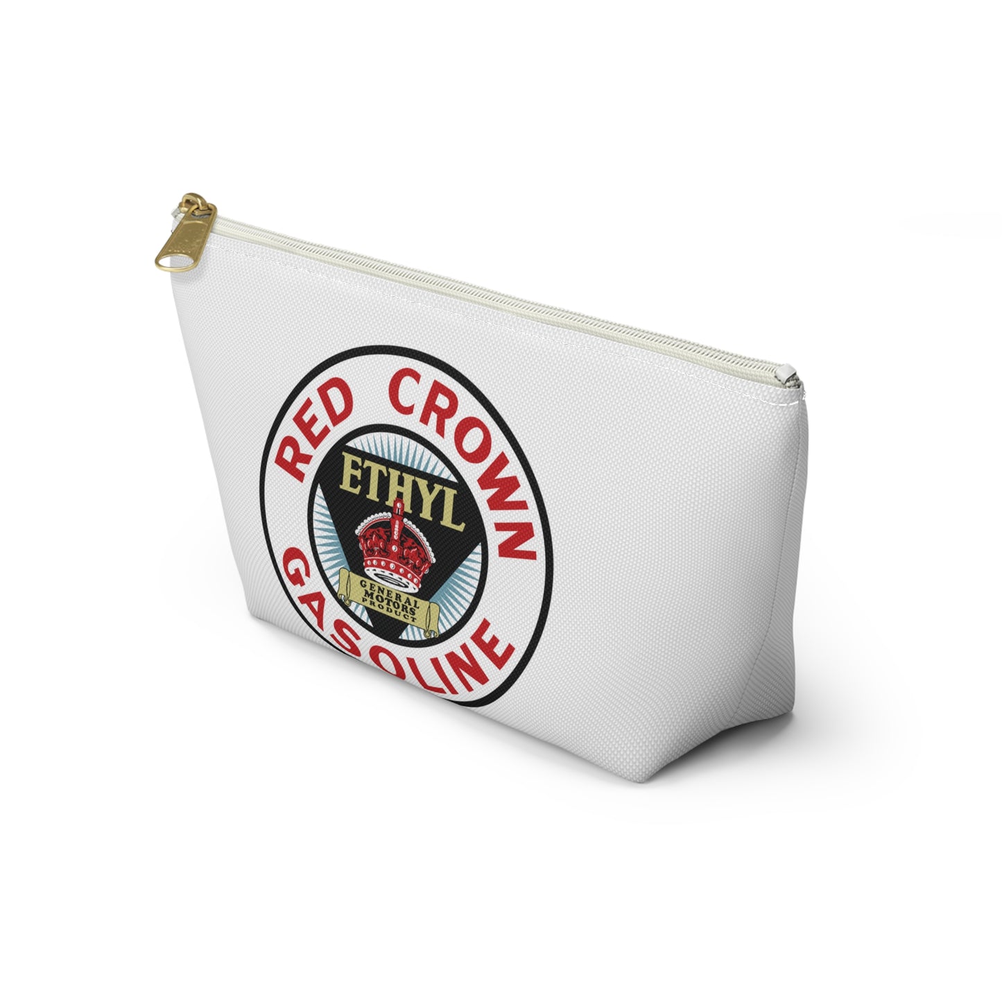 Red Crown Ethyl Accessory Pouch — Vintage Standard Oil Petroliana Gift | The Faded Label Co.
