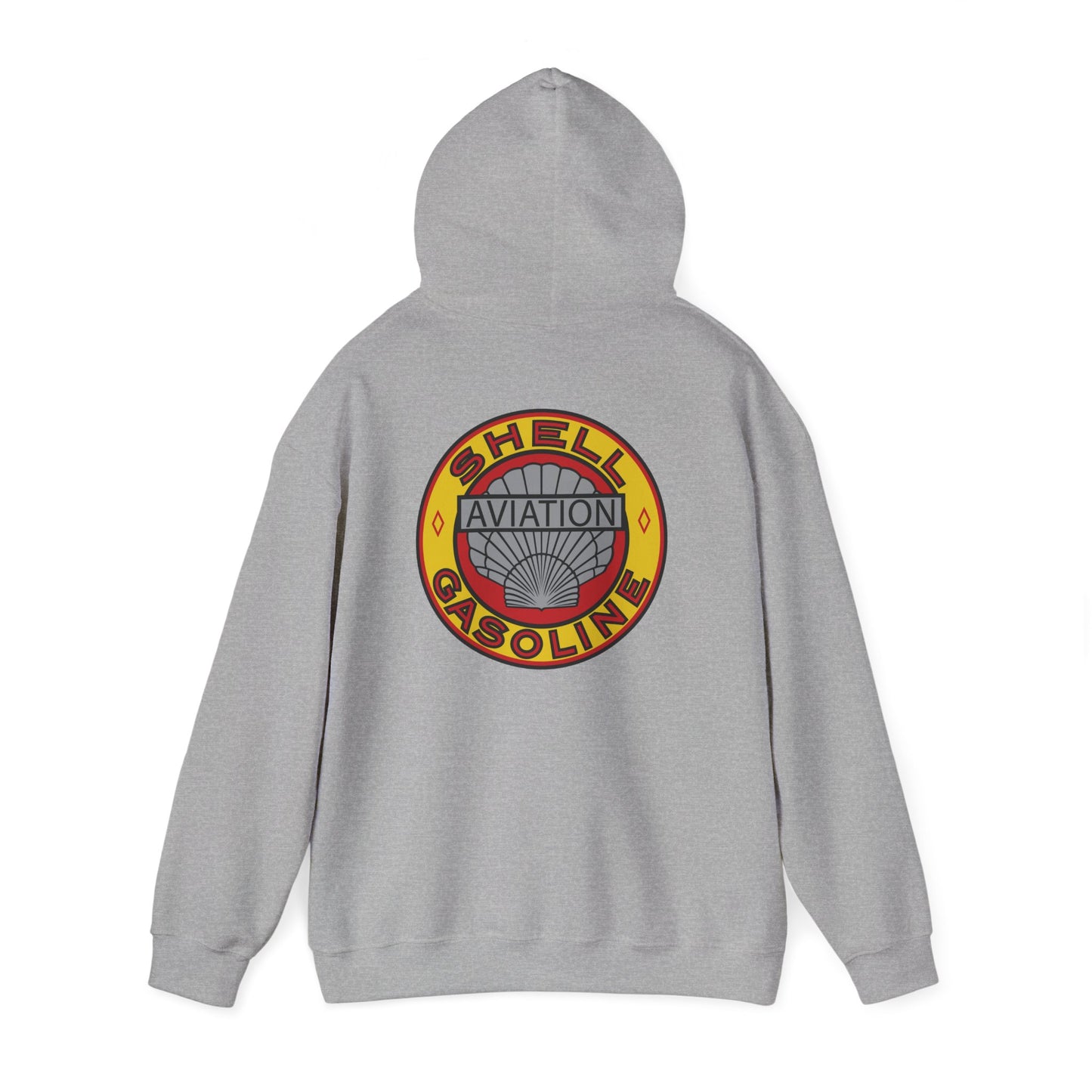 Aviation Shell Gasoline Vintage Logo Hoodie