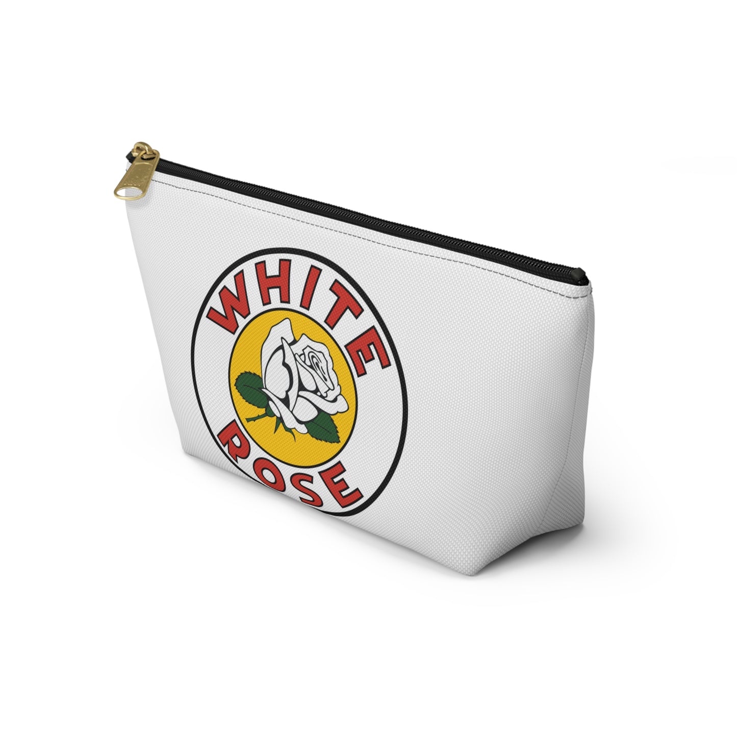 White Rose Gasoline Accessory Pouch — Vintage Canadian Petroliana Gift | The Faded Label Co.