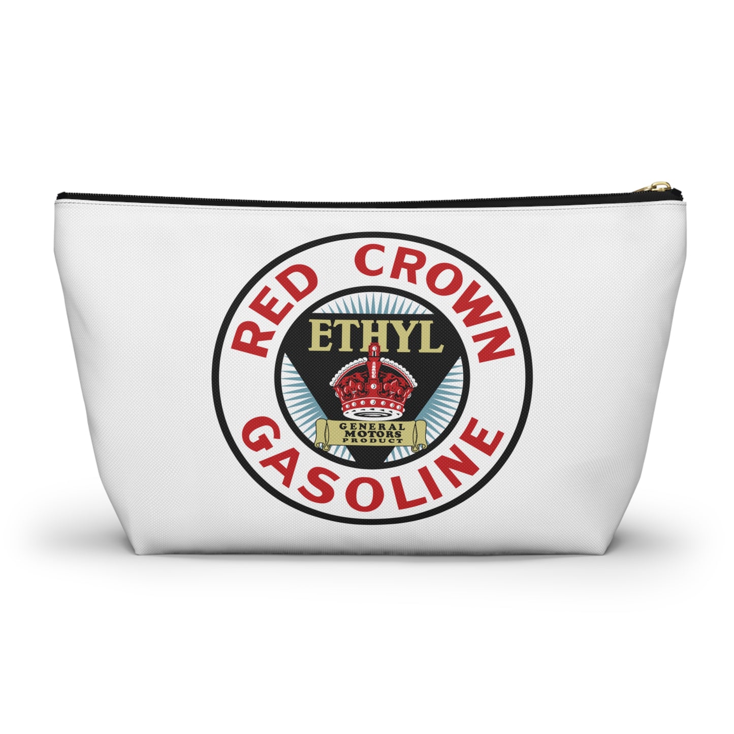 Red Crown Ethyl Accessory Pouch — Vintage Standard Oil Petroliana Gift | The Faded Label Co.