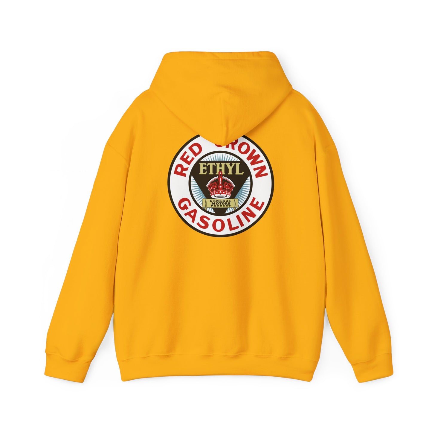 Red Crown Ethyl Hoodie — Vintage Antiknock Petroliana | The Faded Label Co.