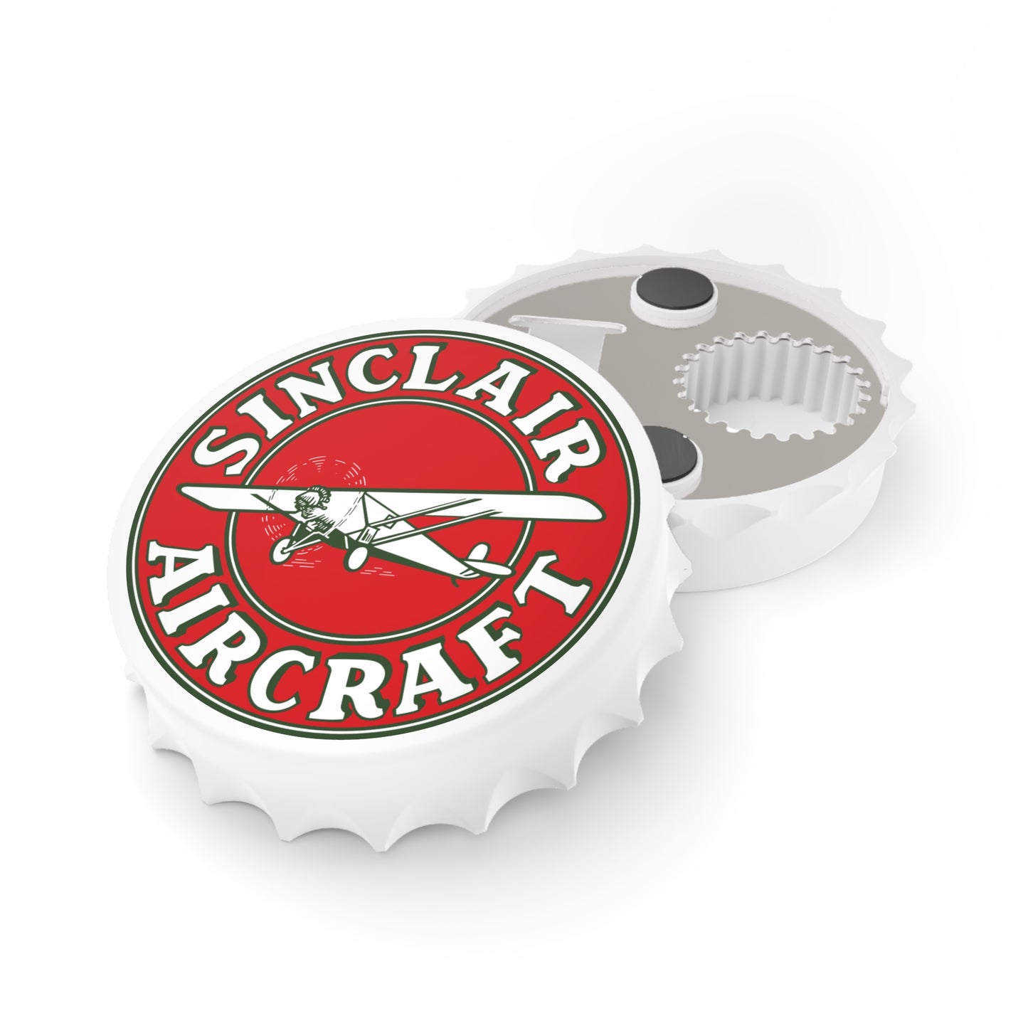 Sinclair Aircraft Bottle Opener — Vintage Petroliana Gift | The Faded Label Co.