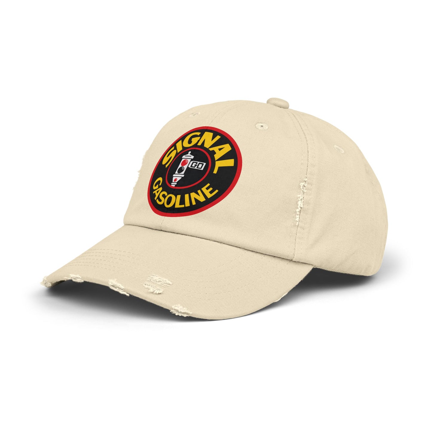 Signal Gasoline Distressed Cap – Vintage Gas Station Logo Hat