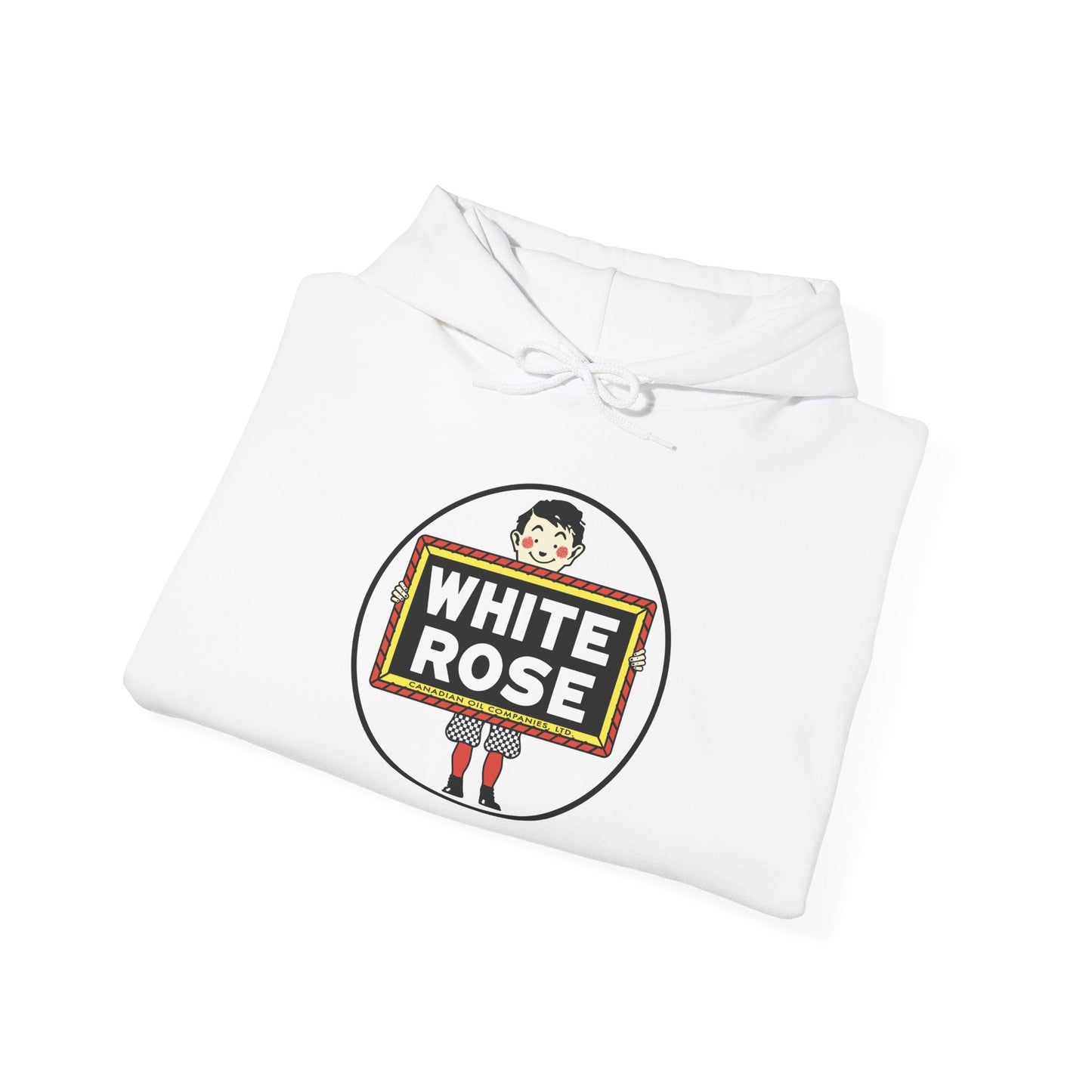White Rose Logo Hoodie — Vintage Protest Graphic Sweatshirt little boy slate