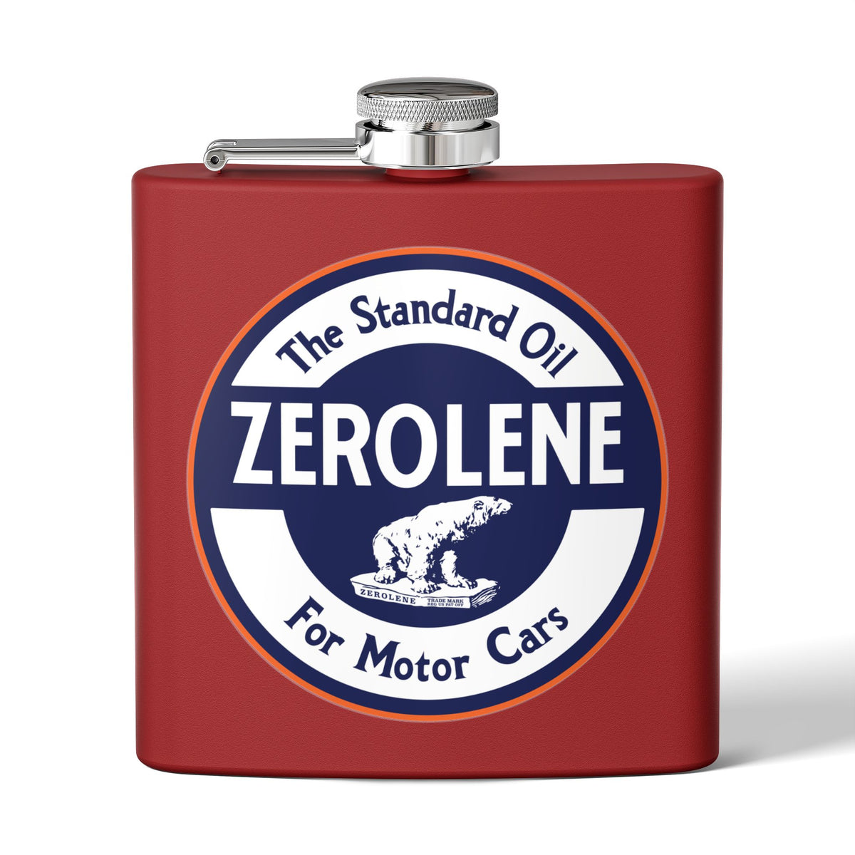 Zerolene Flask — Vintage Standard Oil Petroliana Gift | The Faded Label Co.