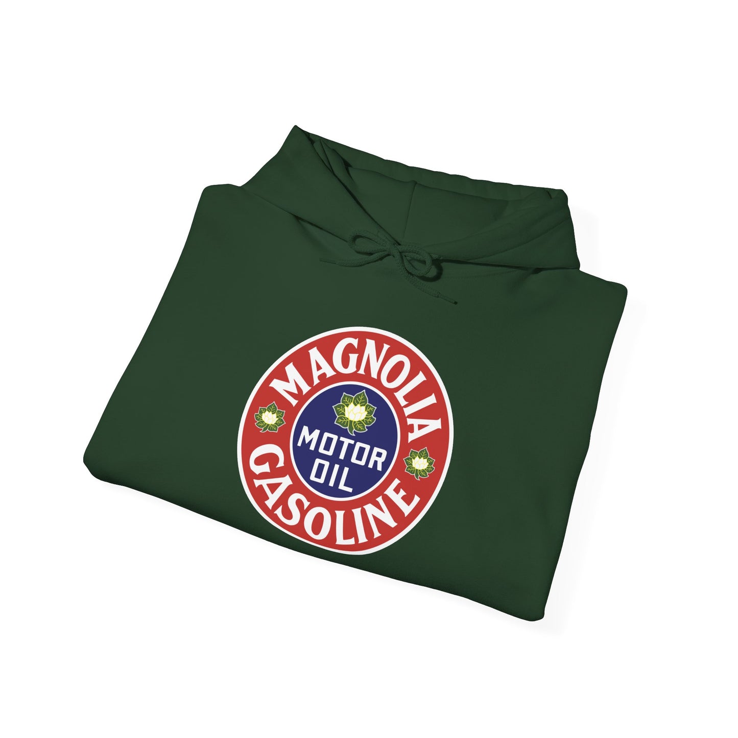 Magnolia Gasoline Motor Oil Retro Logo Hoodie