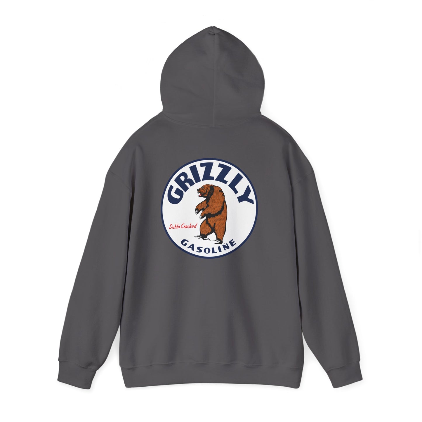 Grizzly Gasoline Logo Hoodie – Retro Bear Graphic Sweatshirt