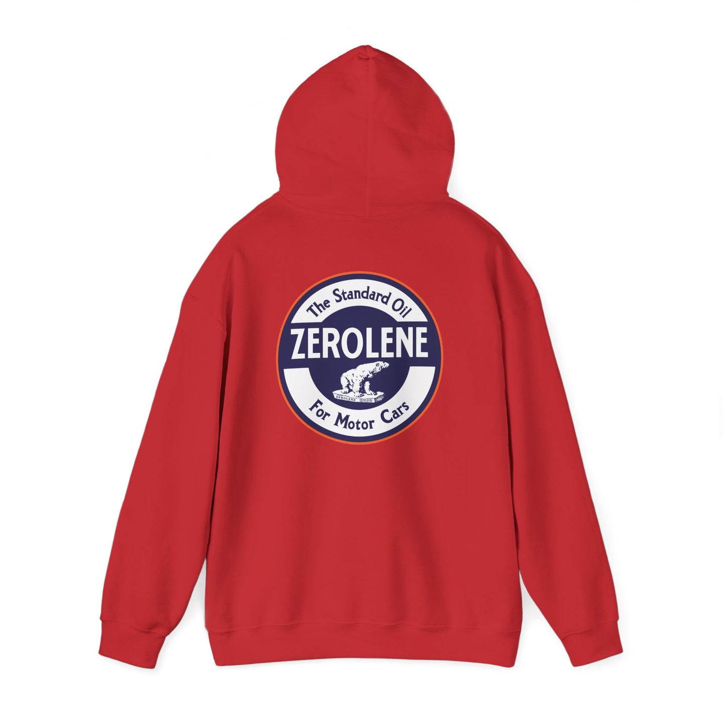 Zerolene Vintage Logo Hoodie — Retro Motor Oil Graphic Sweatshirt