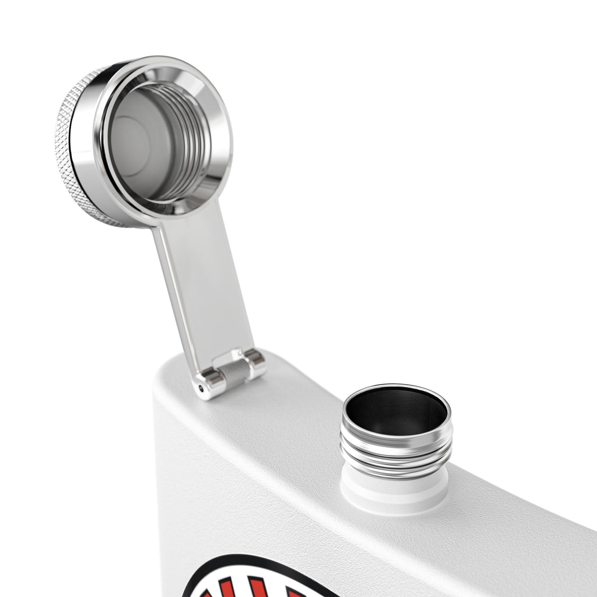 White Rose Gasoline Flask — Vintage Canadian Petroliana Gift | The Faded Label Co.