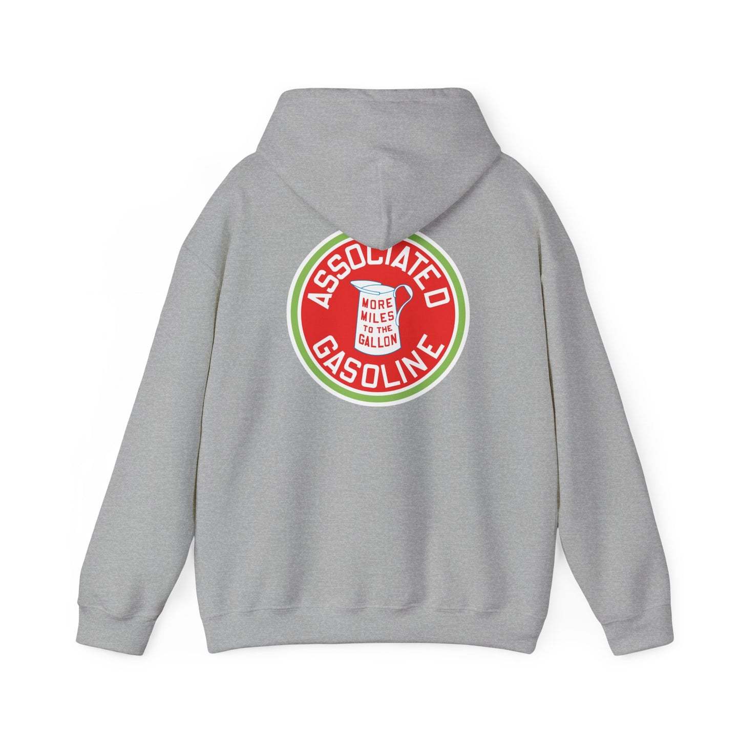 Associated Gasoline Gasoline Logo Hoodie — Vintage Retro Petrol Patch