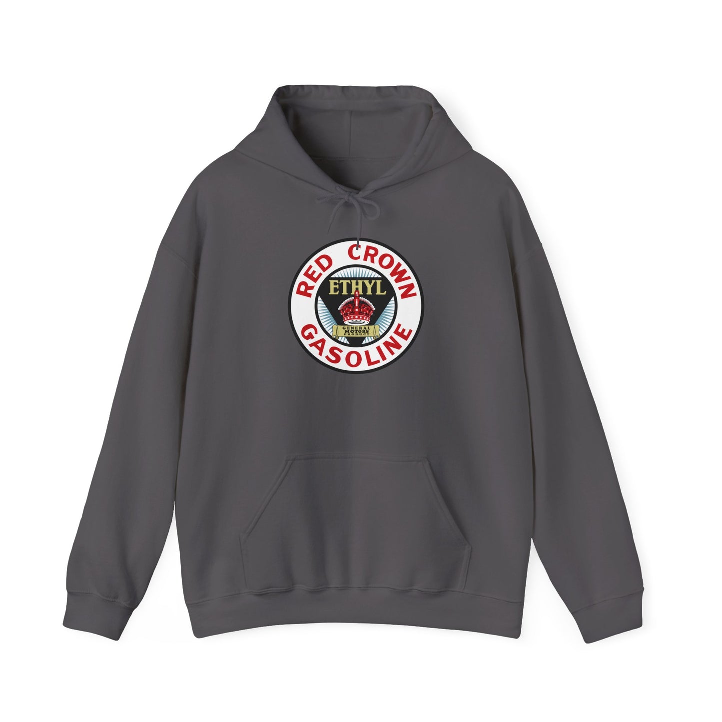 Red Crown Ethyl Hoodie — Vintage Antiknock Petroliana | The Faded Label Co.