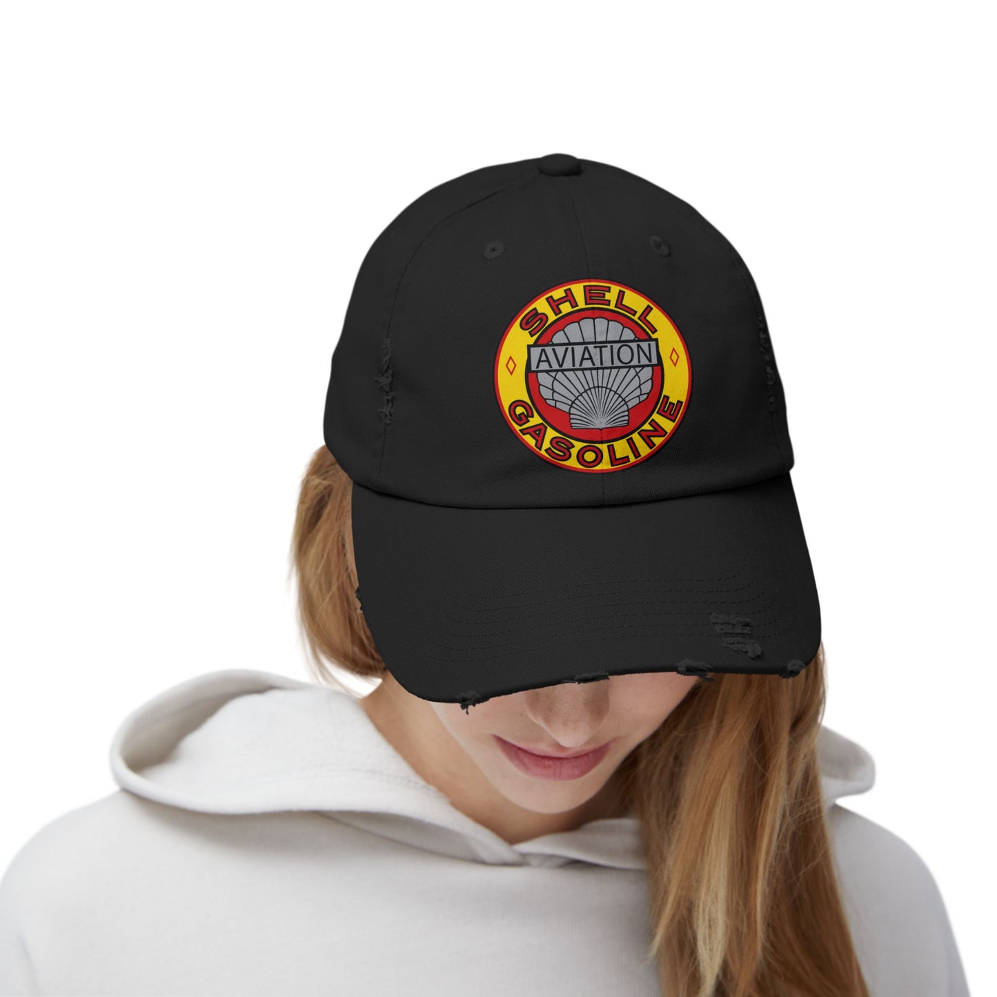 Shell Aviation Cap — Vintage Retro Fuel Logo Hat