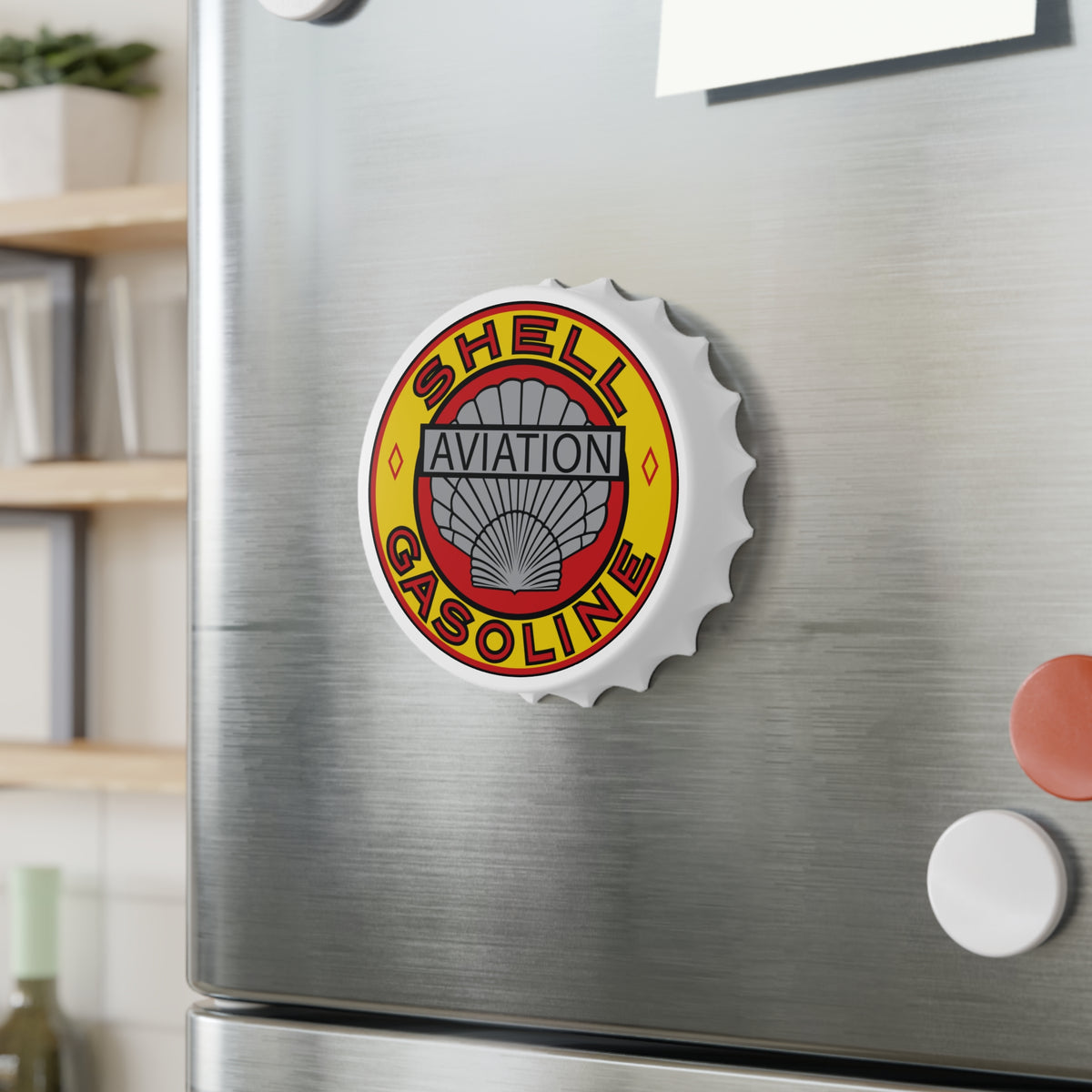 Shell Aviation Bottle Opener — Vintage Petroliana Gift | The Faded Label Co.